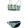 ARENA Bikini a Fascia da Bambina Water Print