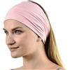 Jasmine Silk - Fascia per capelli unisex in bambù, rosa, Etichettalia unica