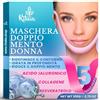 Ritalia MASCHERA DOPPIO MENTO DONNA Ritalia® Guaina SweetLift modellante e ridefinente - Fascia V Face lifting per donna e uomo con COLLAGENE e Acido Ialuronico