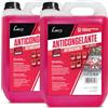 LUCCY Antigelo Auto 30% Protezione -18ºC | 10 Litri | Liquido Radiatore Rosso