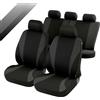 rmg-distribuzione R01-S0201 Set Coprisedili anteriori e posteriori Compatibili con FORD B-MAX (2012-2017), Colore Nero Grigio in Poliestere 3mm