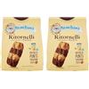 Mulino Bianco Biscotti Frollini Ritornelli con Cacao e Mandorle, Senza Olio di Palma, Colazione Ricca di Gusto, 700 g (Confezione da 2)