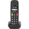 Gigaset E290 Telefono analogico/DECT Nero , audio maggiorato, tasti grandi, Identificatore di chiamata - SME290N