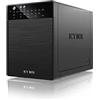ICY BOX Box per HD esterno ICY BOX IB-RD3640SU3 3.5 Nero (Geh. IcyBox USB 3.0/eSata 4x8,9cmSATAI) [IB-RD3640SU3]
