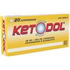 EG SpA KETODOL*20CPR 25MG+200MG