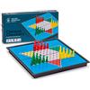 Yellow Mountain Imports, Set Dama Cinese Magnetica Halma da Viaggio, 24,8 centimetro, Gioco da Tavolo Pieghevole e Portatile