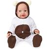 Vollence 58cm Reborn Baby Bambola in silicone, realistico neonato bambola in silicone, antistress giocattolo - ragazza