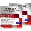 L'Oréal Paris Revitalift - Crema maschera antietà/riparatrice notte - Set di 2