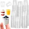 Lanovuto Lanvuto 300 Pz Bicchieri Plastica, 2cl/20ml Bicchieri Shot Plastica Trasparente, Bicchierini per Liquore, Cocktail, Caffe, Feste