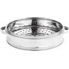 CookiBlend Vaporiera per verdure, in acciaio inox, resistente alle alte temperature, facile da usare, (18 cm)