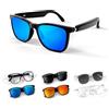 Xmenha Occhiali da sole intelligenti audio per uomo e donna con microfono altoparlante wireless Bluetooth Smart Sun Glasses lenti polarizzate funzione audio con cuffie altoparlante Open Ear Headphone