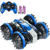 VEVOR Auto Barca Telecomandata Anfibia, Auto RC Impermeabile 2,4GHz 12 km/h 4WD per Bambini, Girevole 360°, Giocattolo da Piscina Spiaggia per Tutti i Terreni Bambini dai 6 Anni in su, Blu