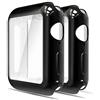 Simpeak Cover Compatibile per iWatch 44mm Series 6/SE Series 5 Series 4 (Confezione da 2), Custodia Compatibile con iWatch Full Protettivo TPU Caso Tutti i Modelli, Nero+Nero