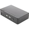 StarTech.com KVM Switch HDMI a 2 porte - Monitor singolo 4K 60Hz Ultra HD HDR - Switch KVM HDMI 2.0 per PC con 2 porte USB 3.0 Hub (5Gbps) e 4x USB 2.0, Audio - Tasti scelta rapida - TAA (SV231HU34K6)