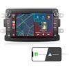 ZUNDION Autoradio per Renault Dacia Sandero Lodgy Logon Capter Duster con Wireless Carplay Android Auto HD Touchscreen Car Radio Stereo con Bluetooth DSP FM RDS +Canbus