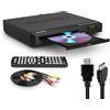 Majority Lettore DVD HDMI 1080P per TV e Smart TV | Player Multizona Region Free con USB, RCA, CD, MP3, JPEG, AVI, VOB | Con Telecomando e Cavo HDMI Incluso | Majority