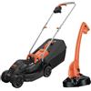 BLACK & DECKER Set Tagliabordi con Rasaerba Black+Decker BEMW351GL2-QS 1000W
