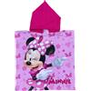 ILS I LOVE SHOPPING Poncho con cappuccio Asciugamano da spiaggia Mare e piscina Accappatoio in microfibra 55X90 cm asciugatura rapida, ultra morbido per MINNIE MOUSE Topolina