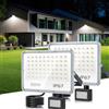 TASINUO Faretto con Sensore di Movimento 50W 5000LM 6500K 2 Pezzi | Bianca Fredda Faro LED Esterno con Sensore Movimento, Impermeabile IP67 Luce LED Esterno per Giardino Garage Cortile Casa