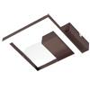 FABAS LUCE Plafoniera Bard Led 11W 1080lm Moderna Luce Calda (3000K) Dimmerabile (Corten)