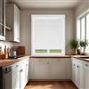 Generic Veneziana in Alluminio per Cucina Casa Tende Orizzontali Interni, Persiane Veneziane Oscuranti da 25 Mm, W 50 70 90 95 100 130 135 150 175 220cm(White)