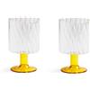 klevering & klevering - Bicchiere da vino Twirl - Giallo - Vetro