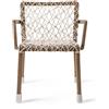 Ethimo - Poltrona Rafael - Legno naturale - Designer Paola Navone