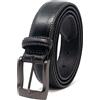 Ashford Ridge Cintura porta pantaloni da uomo in pelle pieno da 32mm - Marrone chiaro XL