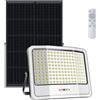 Adewalk 400W Faretto Led da Esterno Solare con Telecomando, Impermeabile IP66 Faro Led Esterno con 45*35*17cm Pannello Solare con Sensore di Movimento, 6000K 60000lm Diviso Faretti Solari per Giardino Patio
