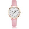 CIVO Orologio Donna Analogico Pelle: Sport Casual Impermeabile Sottile Orologi - Moda Minimalista Quarzo Rosa Orologio da Polso Donna