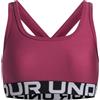 Under Armour Reggiseno Incrociato G - Fucsia Crepuscolo / / Bianco - YXL