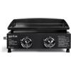 Barbecue a gas da appoggio 2 bruciatori 45x34 cm