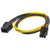 AKYGA AK-CA-46 - Cavo Adattatore PCI-E 6 Pin Femmina a PCI-E 6 Pin, 40 cm