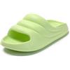 JOMIX Ciabatte Donna Estive Pantofole Ragazze in Gomma Morbide a Nuvola da Piscina Mare Spiaggia SD9207 Verde, 40