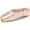 SWDZM Scarpe da Danza Punte Classica Professionali Balletto Pointe Comprende Scarpette Salvapunte e Nastri per Ragazza e Donna,Rosa,Suola in Cuoio,42 EU