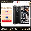 DOOGEE Blade 10 Ultra, Smartphone Robusto 20 GB (8 + 12) 256 GB 50 MP Fotocamera 5150 mAh 6,56" 4G LTE Android 14 - Black