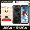 Doogee V40 pro Rugged Smartphone 36GB+512GB MTK Dimensity 7300 4nm 8680mAh 33W 200MP 6.78'' IP68 5G - Blu
