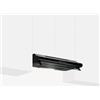 Glem Gas Cappa Cucina Filtrante Sottopensile Incasso Larghezza 60 cm con frontalino in vetro colore Nero - GHC631BK