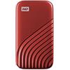 WD My Passport SSD, 1TB SSD Esterno, SSD portatile con tecnologia NVMe, USB-C, con velocità di lettura fino a 1050 MB/s, 1000 MBs in scrittura, funziona con PC, Xbox e Playstation, Rosso