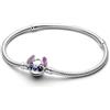PANDORA Bracciale donna argento Disney Stitch 593738C01, 593738C01-18, Argento sterling, Nessuna pietra preziosa