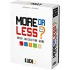 Ludic - More or Less? - Gioco di Società per Tutta la Famiglia, Multicolore