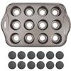 Cikonielf Stampo per dolci In acciaio al carbonio Mini Rotondo Cheesecake Pan Rivestimento antiaderente Cottura fai da te Stampo per dolci Bakeware Utensili da cucina Fondali staccabili