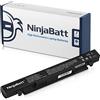 NinjaBatt Batteria per ASUS A41-X550A A41-X550 F550 F450 X550 R510C R510J A550 K550 P550 X550C X550DP X550E X450L X550J R510J - Alte prestazioni [4 celle/2200 mAh/33Wh]