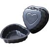 Zenker Set di 2 stampi a forma di cuore, per mini torte, materiale acciaio al carbonio antiaderente, temp. max 230 °C, dimensioni 11 x 12,8 x 3 cm, Linea Special Mini