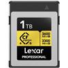 Lexar CFexpress PRO Tipo B serie Gold 4.0 1TB - R3600/W3300MB/s