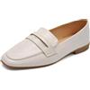 IF Fashion Scarpe Mocassini Slip On Loafers Semplice Morbidi Donna in Pelle Sintica VB510337 Nero N.38