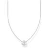 THOMAS SABO Collana con ciondolo in argento Sterling 925 con zirconi bianchi KE2210-051-14, misura unica, Argento sterling, Zirconia cubica