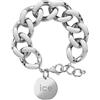 ICE-WATCH - Jewellery - Chain Bracelet - Silver - Bracciale in Maglia XL da Donna con Medaglia d'Oro (021304)
