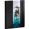 Hahnemühle Watercolour Book 100% cotone, 250 g/m², opaco, incollato sulla superficie, 30 fogli/60 pagine, ad acquerello (A5 - formato ritratto)
