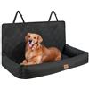 VEVOR Seggiolino Auto per Cani di Media e Grande Taglia Fino a 45 kg Nero